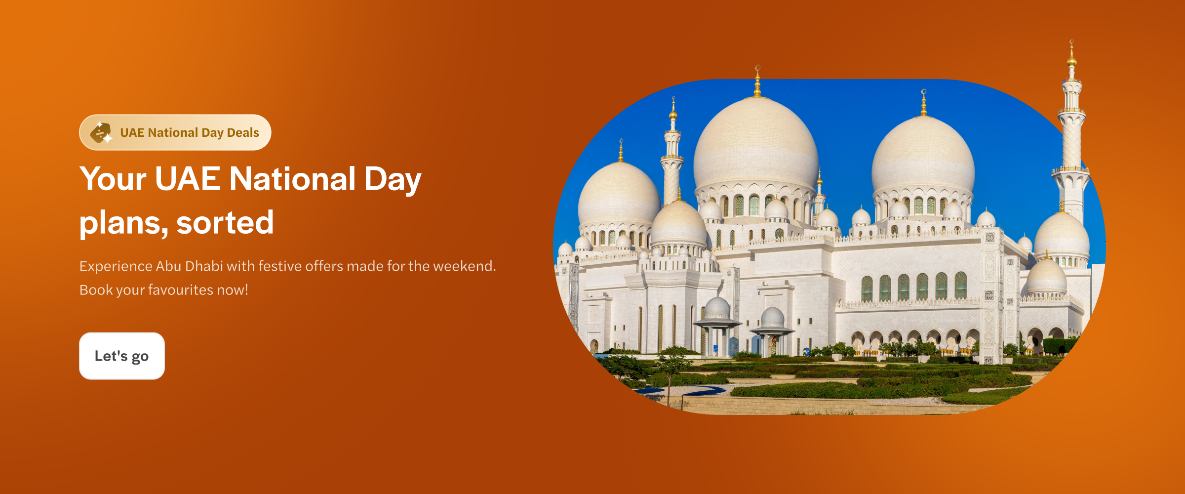 Sheikh Zayed Grand Mosque domes and minarets in Abu Dhabi under clear blue sky.